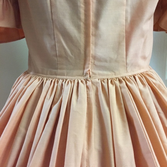 🍑 PRETTY PEACH square dance DRESS! - Picture 4 of 8